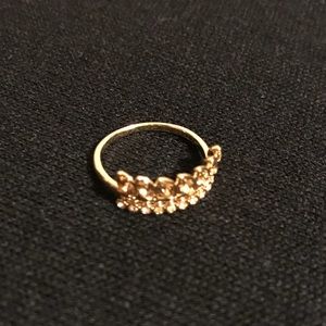 Stella & Dot Gold Leaf Detail Ring